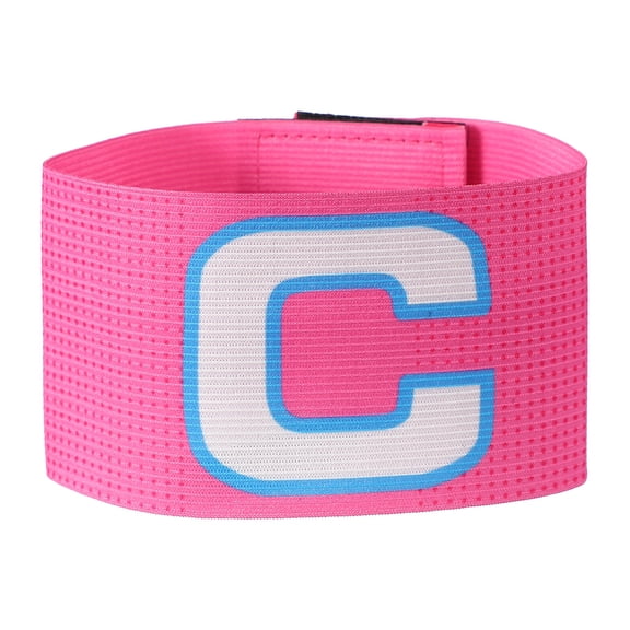 Uxcell Captain Arm Bands for Soccer, Soccer Captain C Armband Polka Dot for Adult Football Basketball Sports Rose Red