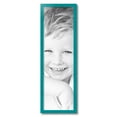 thumbnail image 2 of ArtToFrames 10" x 33" Aqua Picture Frame, 10x33 inch Green Wood Poster Frame (WOM-4428), 2 of 8