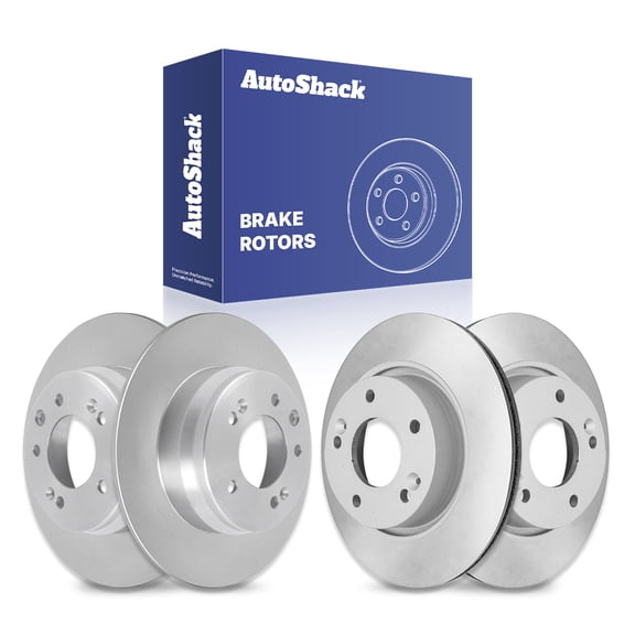 AutoShack Front & Rear Brake Rotors | Replacement for 2012-2016 Kia Sportage 2013-2015 Hyundai Tucson 2.0L 2.4L FWD | Coated | 4-PC Set | ArmorStop