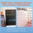 thumbnail image 5 of MoodClue Liquid Chalk Markers, 6 Neon Colors, Reversible Tips, Easy-Clean Wet or Dry Erase, Non-Toxic, 5 of 9