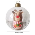 thumbnail image 3 of Bola de Navidad inflable gigante de 23.6 pulgadas con adornos colgantes de bolas grandes con luz LED con control remoto para la decoración del patio y la piscina, 3 of 7