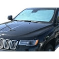 thumbnail image 2 of HeatShield, The Original Windshield Sun Shade, Custom-Fit for Jeep Grand Cherokee SUV w/ Sensor 2017, 2018, 2019, 2020, 2021, Silver Series, 2 of 4