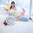 thumbnail image 1 of Colorful Cloud Star Moon Flower Pillow Stuffed Soft Toy Cushion Home Room Sofa Decor Gift For Friend Girls Dropshiping heqiyong LED, 1 of 2