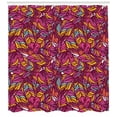 thumbnail image 3 of Ambesonne Feather Shower Curtain, Psychedelic Vibrant Colors, 69"Wx84"L, Multicolor, 3 of 3