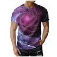 thumbnail image 6 of Mens Shirts Short Sleeve 3D Print Graphic Funny Colorful Summer Tee Shirts for Men M-3XL T Shirts for Men 3D Printed Breathable Tops Party, 6 of 6
