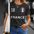 thumbnail image 4 of France Soccer Football Fan 2022 Two Stars 10 Men Women Tshirt Graphic Print Unisex, 4 of 6