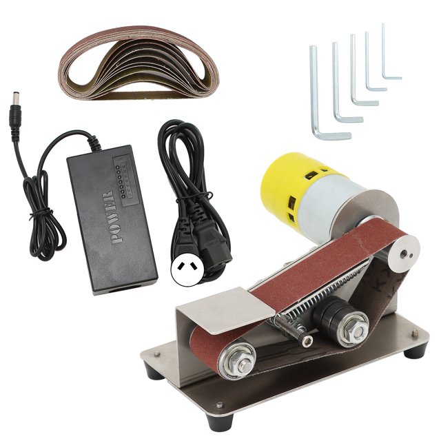 Mini lijadora de banda eléctrica ZHCH Pulidora Lijadora Afiladora Amoladora 775 (100W)