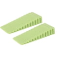 thumbnail image 1 of Uxcell 2 Pack 0.59" ABS Door Stoppers for Bottom Door Stop Wedge, Green, 1 of 6