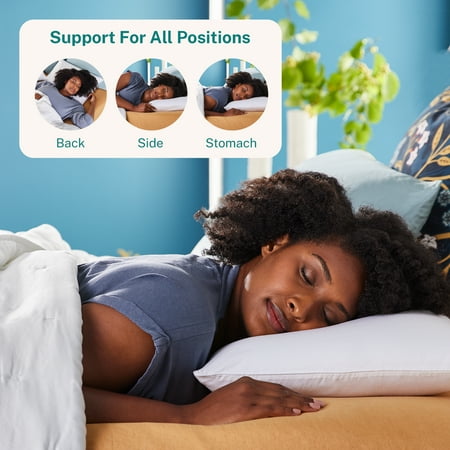 Sleep Innovations - Reversible Cooling Gel Memory Foam & Memory Foam King Pillow - White