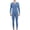 Blue, variant on HBFAGFB Mens Thermal Underwear Set V Neck Bottoming Shirt Comfortable Warm Long Pants Blue Size 4XL