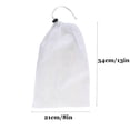 thumbnail image 4 of Wosthever Paquete de 2 bolsas de filtro para piscina, polvo, suciedad, manchas, desechos, hojas, cather, malla fina, accesorios de aspiradora Jardín y Patio, 4 of 6