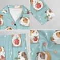 thumbnail image 6 of Top-kevin Cute Sea Fish Women's Long-Sleeve Shirt And Full-Length Bottom Pajama Set, 6 of 12