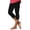 Black, variant on TIANZEN Women Solid Pants Lace Patchwork Perforated Pants Casual Leggings Chub Rub Shorts for Women plus Size