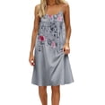 thumbnail image 6 of LWavelet Women's Strapless Sequin Bodice Chiffon Maxi Formal Dress for Evening & Wedding Wear Light Gray M, 6 of 6