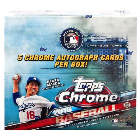 2005 Bowman Chrome Football Card - MLB 2016 Bowman Chrome Baseball Cards Jumbo Hobby Box