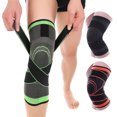 thumbnail image 2 of SSBSM 1Pc 3D Weaving Knee Brace Pad Protector Compression Breathable Running Support, 2 of 8