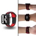 thumbnail image 1 of Correa para Apple Watch compatible con 42mm / 44mm + Case protector de pantalla con Cristal Templado. Estilo Sport, ideal para hacer ejercicio. Mamá Pulpo  Sport con case, 1 of 7