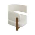 thumbnail image 4 of Meridian Furniture Gideon Cream Vegan Leather Dining Chair (Set of 2), 4 of 8