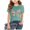 Z6-Green, variant on Toddler Girl Shirt Round Neck Letter Print Short-Sleeve T-Shirt Cotton Blouse Tops T-Shirts Toddler To Big Kid 4-6 Years(Light Green)