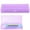 Pink, variant on Horplkj Plastic Pencil Box, Clear Hinged Lid Storage Case with Snap Closure, Frosted Transparent Organizer for Pens and Office Home