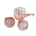 thumbnail image 4 of Taza para servir té Gongfu, taza dispensadora con 2 tazas de té, juego de té con asa lateral, rosa, 4 of 9