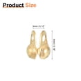 thumbnail image 2 of 20 Pack 2mm Cord Ends Open, Clamshell End Caps, Bead Tips Knot Covers, Bead End Caps, Gold, 2 of 6