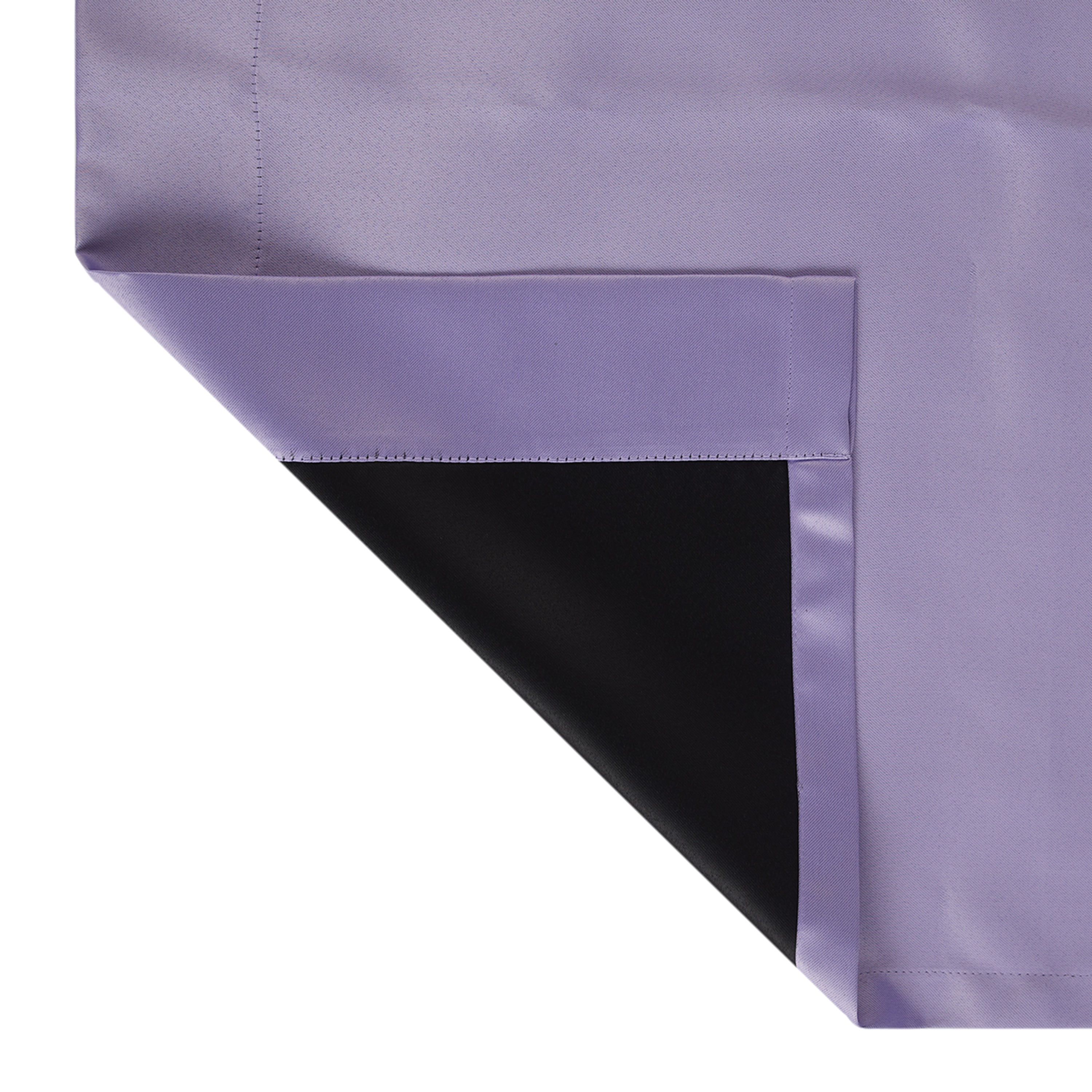 Your Zone Solid Blackout Curtain Panel Pair, Set of 2, Lilac Bud, 30" W x 95" L