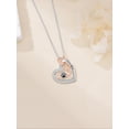 thumbnail image 4 of Dorunmo Veterinary Gifts Stethoscope Necklace with Paw Print 925 Sterling Silver Vet Nurse Necklace for Women Nursing Graduation Gift, 4 of 6
