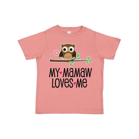 

Inktastic Mamaw Loves Me Grandchild Gift Girls Toddler T-Shirt