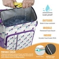 thumbnail image 2 of Mystical Unicorn and Forest Theme Backpack Cooler – Leakproof Insulated Cooler Bag with Moon & Stars Pattern for Camping & Picnics, 2 of 5