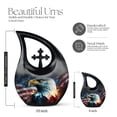 thumbnail image 2 of Eagle Urn - Urn For Ashes For Women - Decorative Urns For Human Ashes - Mini Urns For Human Ashes - Urn Keepsakes For Ashes, adult cremation urns(Combo - 10" & 4", 3 Pcs), 2 of 2