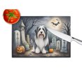 thumbnail image 2 of Bearded Collie Spooky Halloween Glass Cutting Board Large 12 in x 15 in, 2 of 5