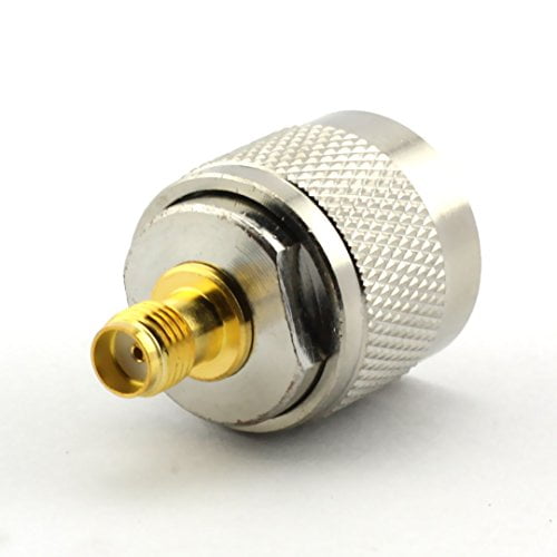Maxmoral 2PCS SMA Female to MMCX Male Connector RF Coax Coaxial Adapter 