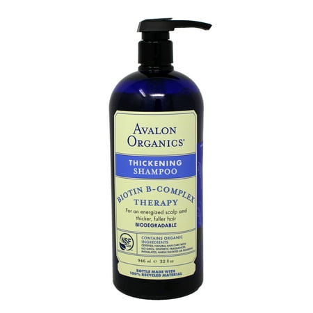 Avalon Organics Biotin B-Complex Thickening Therapy Shampoo, 32 oz