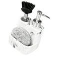 thumbnail image 4 of Dispensador de jabón 3 en 1, accesorios de cocina duraderos con bola de limpieza y cepillo, bomba de líquido premium, contenedor de prensa., 4 of 9