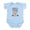 Sky Blue, variant on CafePress - Mommys Workout Partner Body Suit - Baby Light Bodysuit, Size Newborn - 24 Months