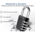thumbnail image 3 of Candados De Combinación Lab.G 4 Ciritas Negro 2 Piezas, 3 of 5