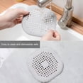 thumbnail image 4 of ACDANC 3Pcs Shower Drain Hair Catcher,Bathtub Stopper,Home Drain Cover Protectors,Water Trap Sink Cover for Bathroom Bathtub and Kitchen (Grey), 4 of 5
