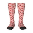 thumbnail image 2 of Picia Women Crew Soft Moisture-wicking Socks Strawberries Pattern Design Cotton Socks, One Size fit All, 2 of 9