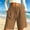 Coffee, variant on Binmer Women’s Waffle Knit Drawstring Loungewear Shorts with Pockets, Womens and Women's Beige,Size M-5XL