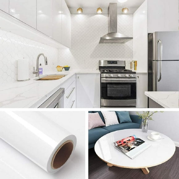 White Glossy Contact Paper