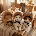 thumbnail image 3 of Dog Hats Breathable Straw Pet Sun Hat with Ear Holes Adjustable Summer Cat and Small Dog Sombrero Cute Pet Beach Hat for Outdoor Walks and Photoshoots, 3 of 3