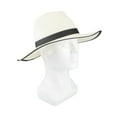 thumbnail image 6 of Jessica Simpson Women's Wide Brim Straw Fedora Beach Hat, 6 of 6