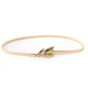 thumbnail image 5 of Guardurnaity Cinturón de cintura de moda Elástico Exquisito Ajustable Metal Estrecho Estiramiento Correa con hebilla Adornos Día de San Valentín Oro 2piezas, 5 of 6