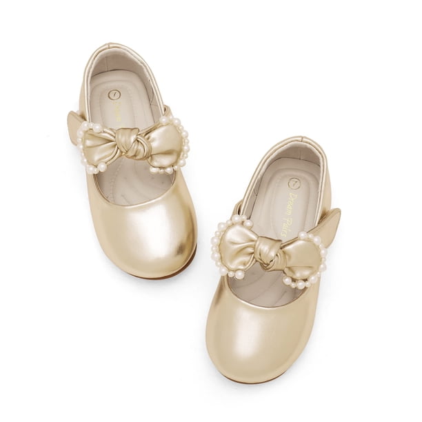 Zapatos de Vestir para Niña DREAM PAIRS Mary Janes Bailarinas Doradas