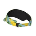 thumbnail image 3 of Gaeub Lemon Sun Visor Hats with Empty Top and Adjustable, UV Protection for Golf Tennis Cycling Running, 3 of 8