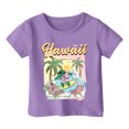 thumbnail image 3 of Hiijoy Big Girls Graphic Tee Summer Beach Short Sleeve T-Shirt for Kids, Sizes 1-13, 3 of 3