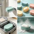 thumbnail image 4 of BPPEG 2026 New Soap Dish Robust Pp Material Soap Holder Protective Cover for Hygiene Soap Bar Holder for Bathroom Kitchen Green Ellipse, 4 of 7