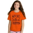 thumbnail image 5 of Halloween Witches Be Trippin Pun Girls Kids T Shirt Tees Teen Brisco Brands L, 5 of 5