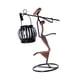 thumbnail image 5 of Lámpara de vela LED de escritorio, soporte para farol, pequeño adorno, candelabro de metal para sala de estar, mesita de noche, hogar, hotel, oficina Marrón oscuro, 5 of 9